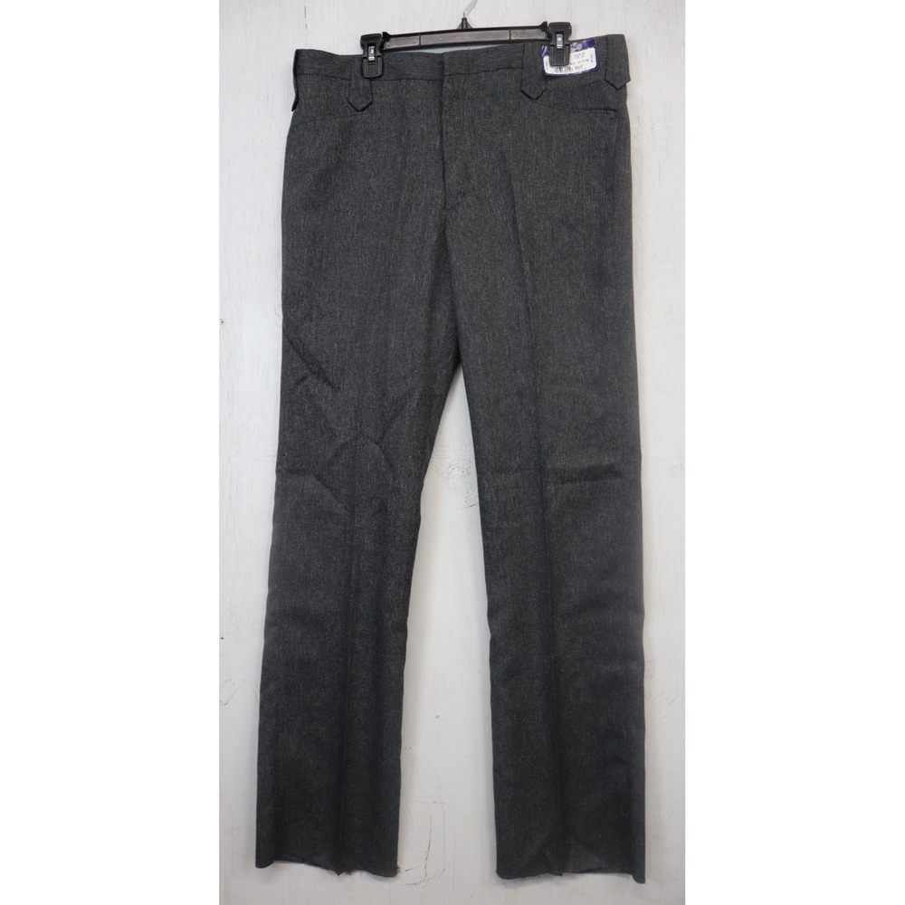 Mens Circle S Ranch Pants 38x37 Unfinished Polyester Pants Vintage